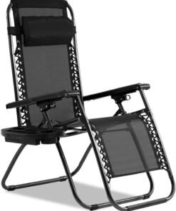 Adjustable Steel Mesh Zero Gravity Lounge Chair