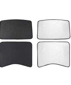 Tesla Model 3 Sunshade Front and Rear Foldable Sunroof Shade Cover
